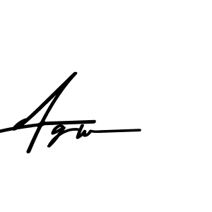 Also You can easily find your signature by using the search form. We will create Agw name handwritten signature images for you free of cost using Asem Kandis PERSONAL USE sign style. Agw signature style 9 images and pictures png