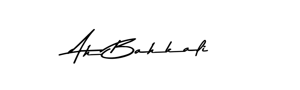 if you are searching for the best signature style for your name Ah Bahkali. so please give up your signature search. here we have designed multiple signature styles  using Asem Kandis PERSONAL USE. Ah Bahkali signature style 9 images and pictures png