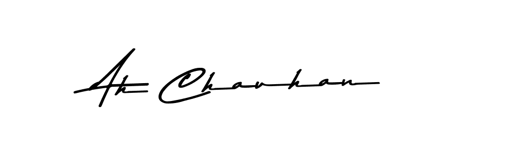 if you are searching for the best signature style for your name Ah Chauhan. so please give up your signature search. here we have designed multiple signature styles  using Asem Kandis PERSONAL USE. Ah Chauhan signature style 9 images and pictures png