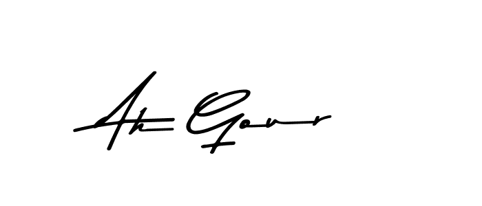 You should practise on your own different ways (Asem Kandis PERSONAL USE) to write your name (Ah Gour) in signature. don't let someone else do it for you. Ah Gour signature style 9 images and pictures png