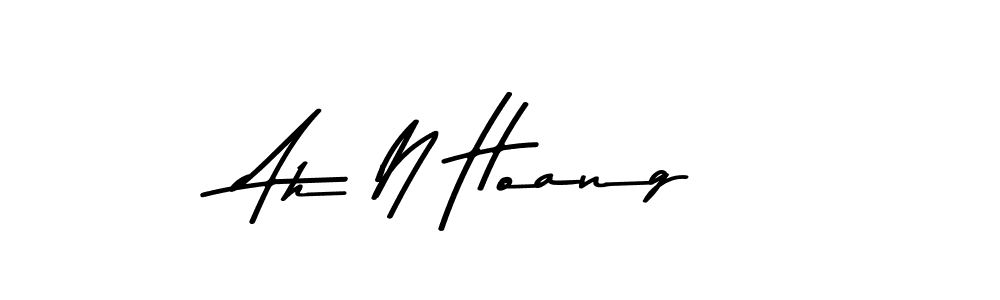 Use a signature maker to create a handwritten signature online. With this signature software, you can design (Asem Kandis PERSONAL USE) your own signature for name Ah N Hoang. Ah N Hoang signature style 9 images and pictures png