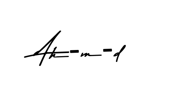 You should practise on your own different ways (Asem Kandis PERSONAL USE) to write your name (Ah-m-d) in signature. don't let someone else do it for you. Ah-m-d signature style 9 images and pictures png