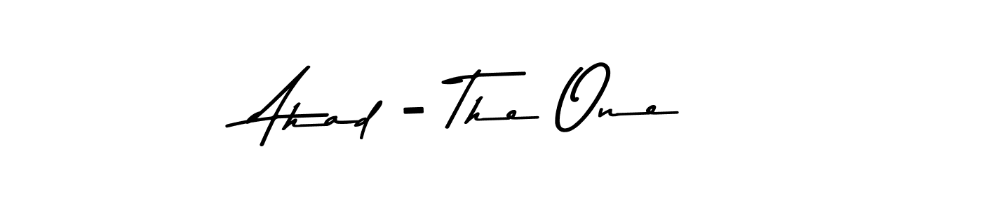 Once you've used our free online signature maker to create your best signature Asem Kandis PERSONAL USE style, it's time to enjoy all of the benefits that Ahad - The One name signing documents. Ahad - The One signature style 9 images and pictures png