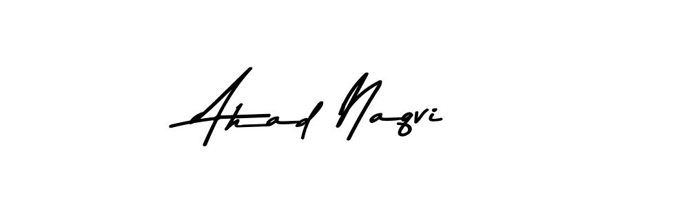 The best way (Asem Kandis PERSONAL USE) to make a short signature is to pick only two or three words in your name. The name Ahad Naqvi include a total of six letters. For converting this name. Ahad Naqvi signature style 9 images and pictures png