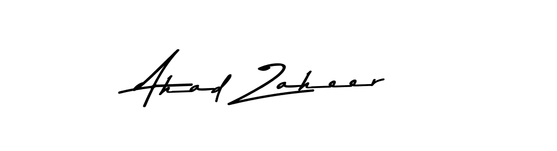 Also we have Ahad Zaheer name is the best signature style. Create professional handwritten signature collection using Asem Kandis PERSONAL USE autograph style. Ahad Zaheer signature style 9 images and pictures png