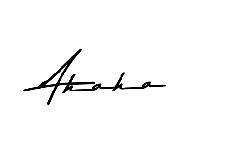 How to make Ahaha signature? Asem Kandis PERSONAL USE is a professional autograph style. Create handwritten signature for Ahaha name. Ahaha signature style 9 images and pictures png