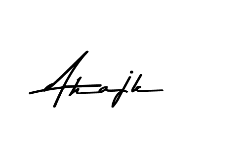 Make a beautiful signature design for name Ahajk. With this signature (Asem Kandis PERSONAL USE) style, you can create a handwritten signature for free. Ahajk signature style 9 images and pictures png