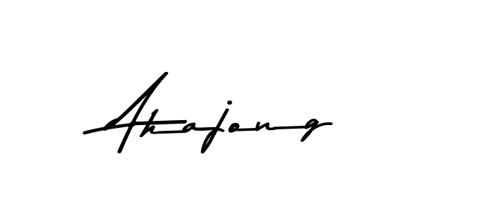 Use a signature maker to create a handwritten signature online. With this signature software, you can design (Asem Kandis PERSONAL USE) your own signature for name Ahajong. Ahajong signature style 9 images and pictures png