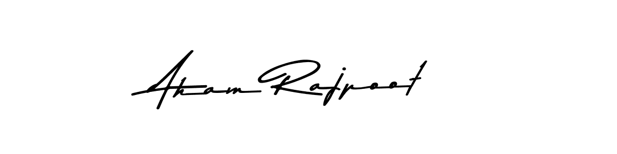 Also You can easily find your signature by using the search form. We will create Aham Rajpoot name handwritten signature images for you free of cost using Asem Kandis PERSONAL USE sign style. Aham Rajpoot signature style 9 images and pictures png