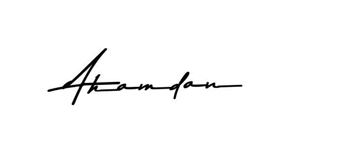 How to Draw Ahamdan signature style? Asem Kandis PERSONAL USE is a latest design signature styles for name Ahamdan. Ahamdan signature style 9 images and pictures png