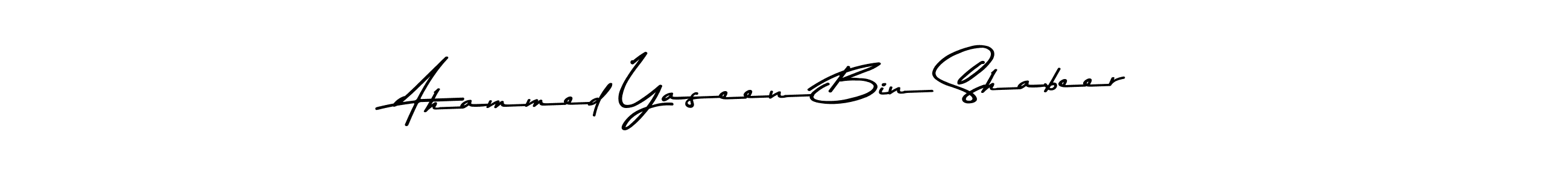 Ahammed Yaseen Bin Shabeer stylish signature style. Best Handwritten Sign (Asem Kandis PERSONAL USE) for my name. Handwritten Signature Collection Ideas for my name Ahammed Yaseen Bin Shabeer. Ahammed Yaseen Bin Shabeer signature style 9 images and pictures png