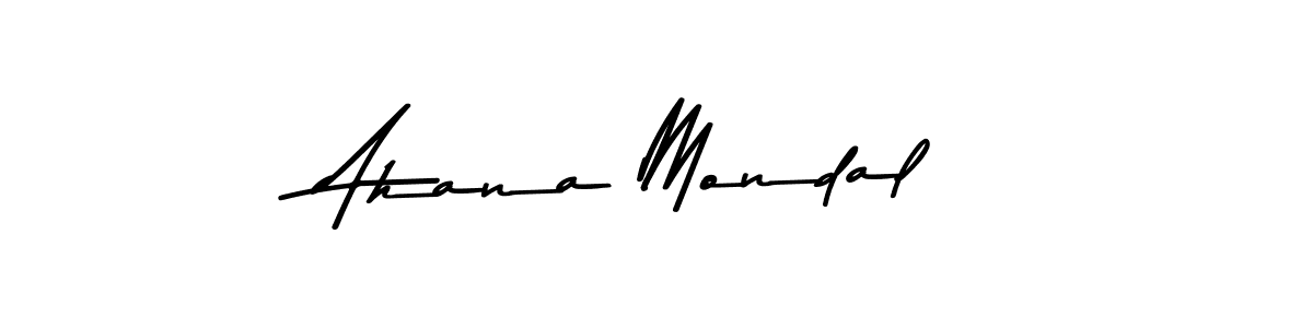 Also You can easily find your signature by using the search form. We will create Ahana Mondal name handwritten signature images for you free of cost using Asem Kandis PERSONAL USE sign style. Ahana Mondal signature style 9 images and pictures png