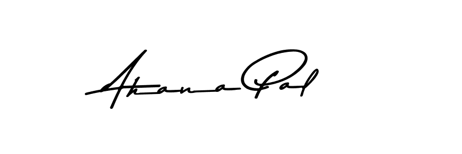 Create a beautiful signature design for name Ahana Pal. With this signature (Asem Kandis PERSONAL USE) fonts, you can make a handwritten signature for free. Ahana Pal signature style 9 images and pictures png