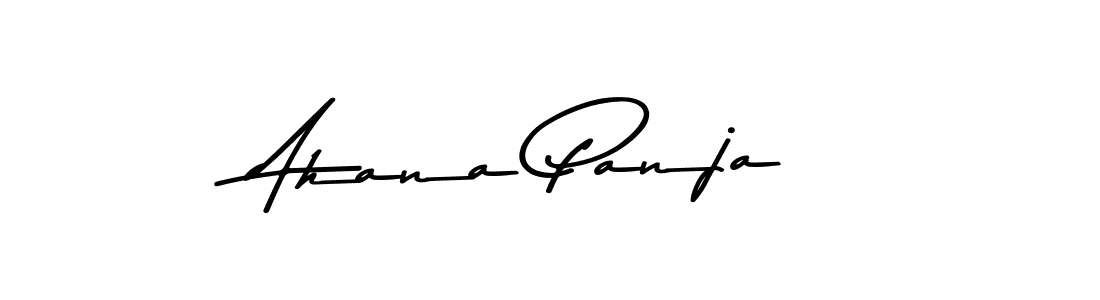 This is the best signature style for the Ahana Panja name. Also you like these signature font (Asem Kandis PERSONAL USE). Mix name signature. Ahana Panja signature style 9 images and pictures png