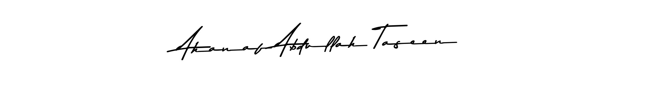 Also we have Ahanaf Abdullah Taseen name is the best signature style. Create professional handwritten signature collection using Asem Kandis PERSONAL USE autograph style. Ahanaf Abdullah Taseen signature style 9 images and pictures png