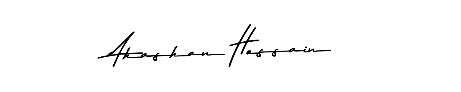 Make a beautiful signature design for name Ahashan Hossain. Use this online signature maker to create a handwritten signature for free. Ahashan Hossain signature style 9 images and pictures png