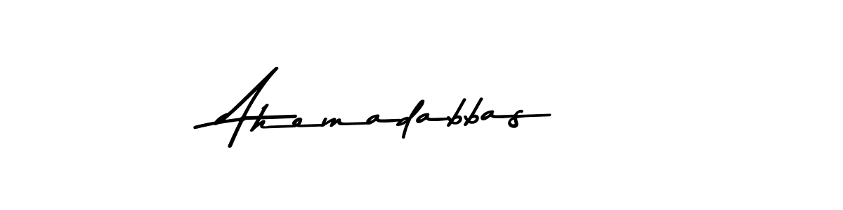 You should practise on your own different ways (Asem Kandis PERSONAL USE) to write your name (Ahemadabbas ) in signature. don't let someone else do it for you. Ahemadabbas  signature style 9 images and pictures png