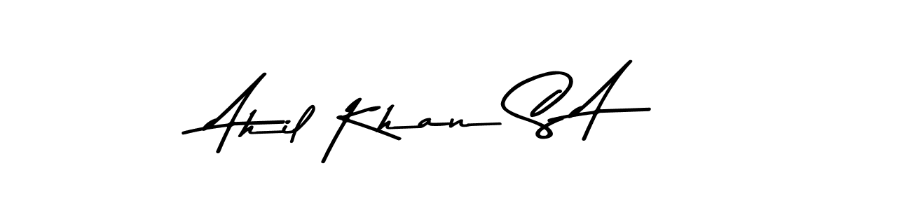 Once you've used our free online signature maker to create your best signature Asem Kandis PERSONAL USE style, it's time to enjoy all of the benefits that Ahil Khan S A name signing documents. Ahil Khan S A signature style 9 images and pictures png