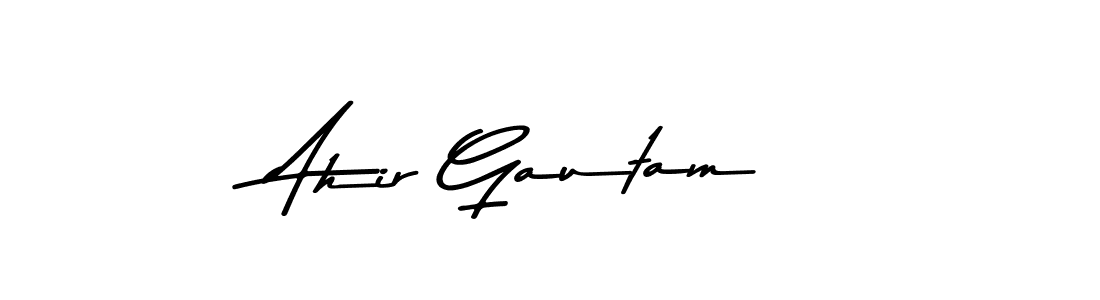 Similarly Asem Kandis PERSONAL USE is the best handwritten signature design. Signature creator online .You can use it as an online autograph creator for name Ahir Gautam. Ahir Gautam signature style 9 images and pictures png