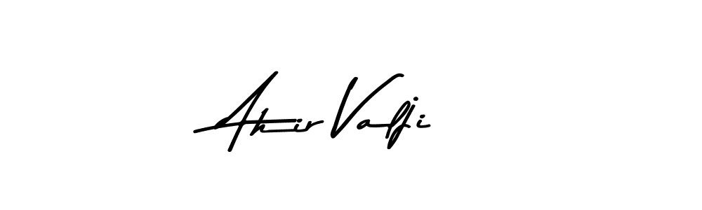 You can use this online signature creator to create a handwritten signature for the name Ahir Valji. This is the best online autograph maker. Ahir Valji signature style 9 images and pictures png