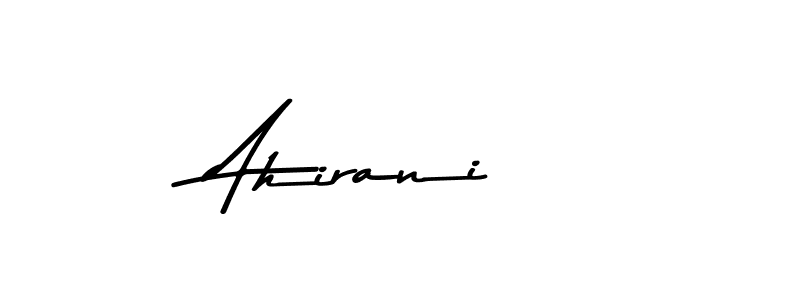 Similarly Asem Kandis PERSONAL USE is the best handwritten signature design. Signature creator online .You can use it as an online autograph creator for name Ahirani . Ahirani  signature style 9 images and pictures png