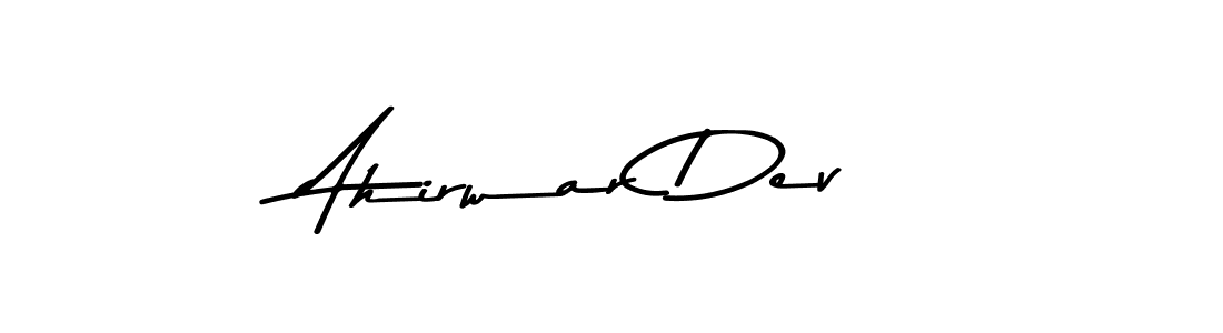 How to Draw Ahirwar Dev signature style? Asem Kandis PERSONAL USE is a latest design signature styles for name Ahirwar Dev. Ahirwar Dev signature style 9 images and pictures png