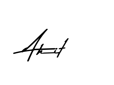 Use a signature maker to create a handwritten signature online. With this signature software, you can design (Asem Kandis PERSONAL USE) your own signature for name Ahit. Ahit signature style 9 images and pictures png