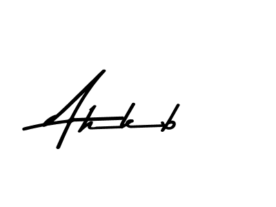 How to make Ahkb name signature. Use Asem Kandis PERSONAL USE style for creating short signs online. This is the latest handwritten sign. Ahkb signature style 9 images and pictures png