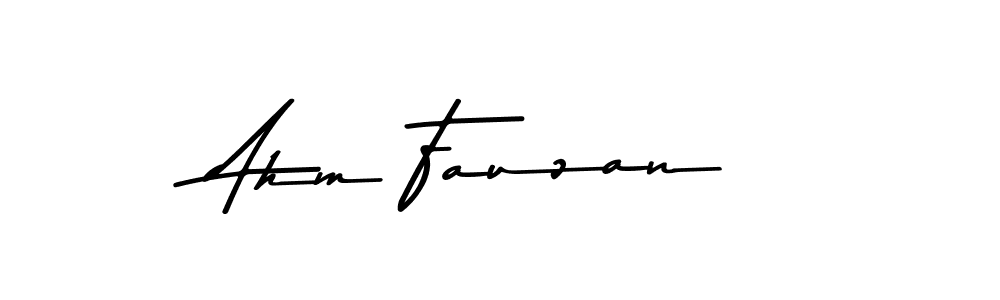 Ahm Fauzan stylish signature style. Best Handwritten Sign (Asem Kandis PERSONAL USE) for my name. Handwritten Signature Collection Ideas for my name Ahm Fauzan. Ahm Fauzan signature style 9 images and pictures png
