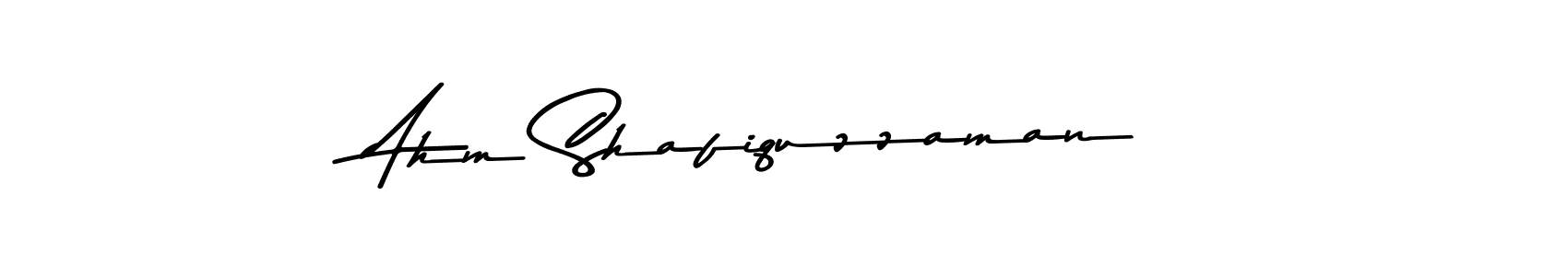 Make a beautiful signature design for name Ahm Shafiquzzaman. With this signature (Asem Kandis PERSONAL USE) style, you can create a handwritten signature for free. Ahm Shafiquzzaman signature style 9 images and pictures png