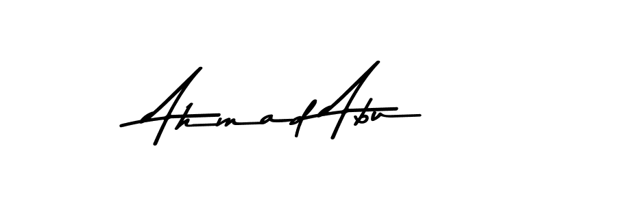 Ahmad Abu stylish signature style. Best Handwritten Sign (Asem Kandis PERSONAL USE) for my name. Handwritten Signature Collection Ideas for my name Ahmad Abu. Ahmad Abu signature style 9 images and pictures png