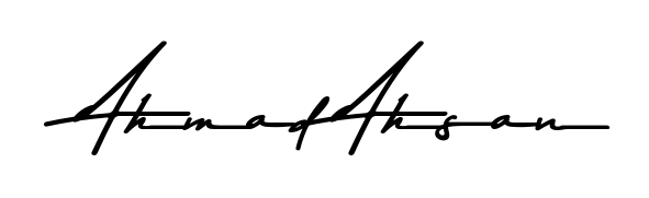 You should practise on your own different ways (Asem Kandis PERSONAL USE) to write your name (Ahmad Ahsan) in signature. Don't let someone else do it for you. Ahmad Ahsan signature style 9 images and pictures png
