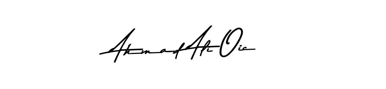 Use a signature maker to create a handwritten signature online. With this signature software, you can design (Asem Kandis PERSONAL USE) your own signature for name Ahmad Ali Oic. Ahmad Ali Oic signature style 9 images and pictures png