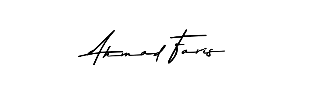 Design your own signature with our free online signature maker. With this signature software, you can create a handwritten (Asem Kandis PERSONAL USE) signature for name Ahmad Faris. Ahmad Faris signature style 9 images and pictures png