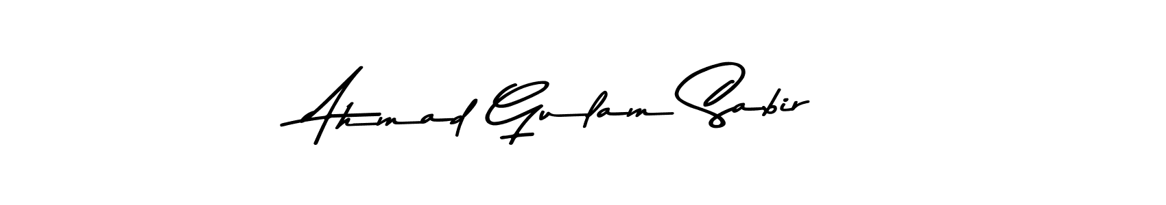 You can use this online signature creator to create a handwritten signature for the name Ahmad Gulam Sabir. This is the best online autograph maker. Ahmad Gulam Sabir signature style 9 images and pictures png