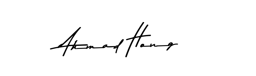 The best way (Asem Kandis PERSONAL USE) to make a short signature is to pick only two or three words in your name. The name Ahmad Hong include a total of six letters. For converting this name. Ahmad Hong signature style 9 images and pictures png