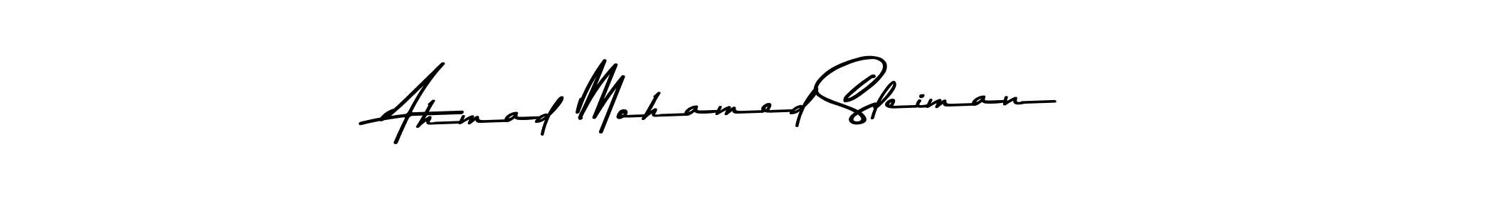 if you are searching for the best signature style for your name Ahmad Mohamed Sleiman. so please give up your signature search. here we have designed multiple signature styles  using Asem Kandis PERSONAL USE. Ahmad Mohamed Sleiman signature style 9 images and pictures png