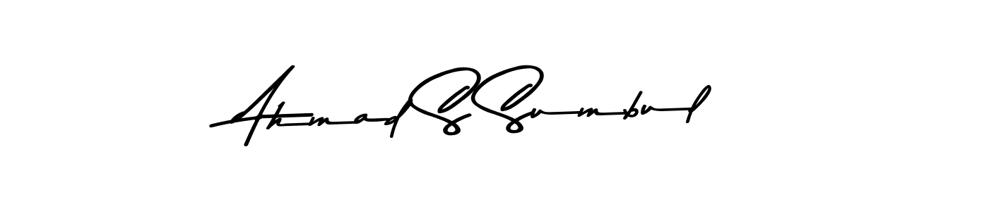 Also You can easily find your signature by using the search form. We will create Ahmad S Sumbul name handwritten signature images for you free of cost using Asem Kandis PERSONAL USE sign style. Ahmad S Sumbul signature style 9 images and pictures png