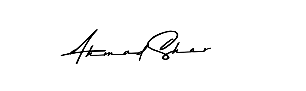 Ahmad Sher stylish signature style. Best Handwritten Sign (Asem Kandis PERSONAL USE) for my name. Handwritten Signature Collection Ideas for my name Ahmad Sher. Ahmad Sher signature style 9 images and pictures png