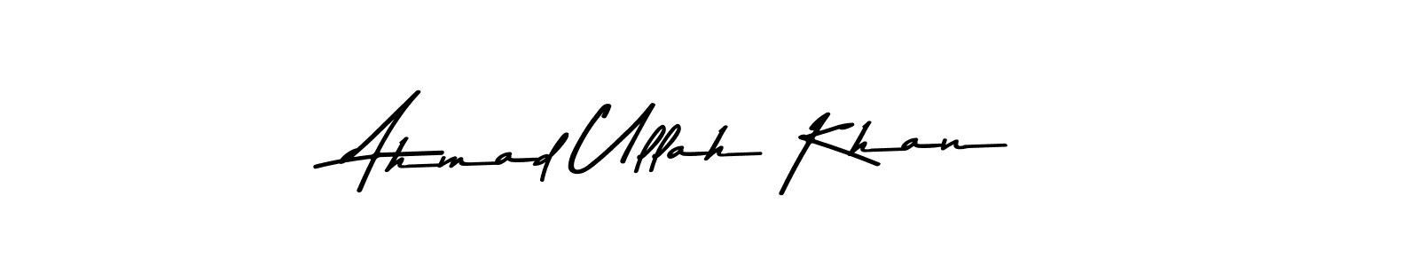 You can use this online signature creator to create a handwritten signature for the name Ahmad Ullah Khan. This is the best online autograph maker. Ahmad Ullah Khan signature style 9 images and pictures png