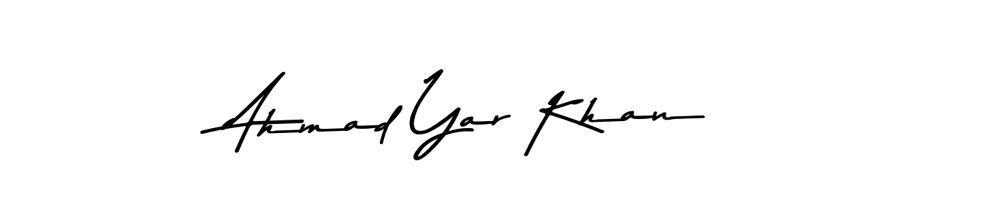 Ahmad Yar Khan stylish signature style. Best Handwritten Sign (Asem Kandis PERSONAL USE) for my name. Handwritten Signature Collection Ideas for my name Ahmad Yar Khan. Ahmad Yar Khan signature style 9 images and pictures png