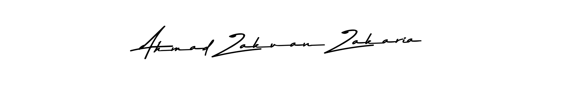 Make a beautiful signature design for name Ahmad Zakuan Zakaria. With this signature (Asem Kandis PERSONAL USE) style, you can create a handwritten signature for free. Ahmad Zakuan Zakaria signature style 9 images and pictures png