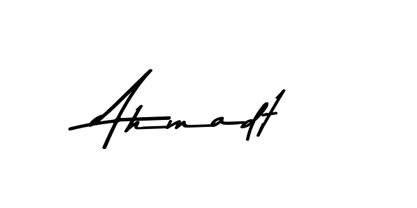 How to make Ahmadt name signature. Use Asem Kandis PERSONAL USE style for creating short signs online. This is the latest handwritten sign. Ahmadt signature style 9 images and pictures png