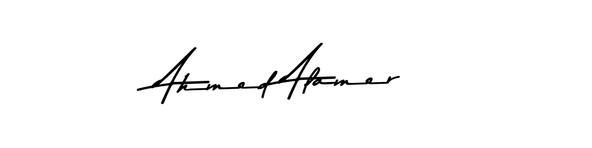 Asem Kandis PERSONAL USE is a professional signature style that is perfect for those who want to add a touch of class to their signature. It is also a great choice for those who want to make their signature more unique. Get Ahmed Alamer name to fancy signature for free. Ahmed Alamer signature style 9 images and pictures png