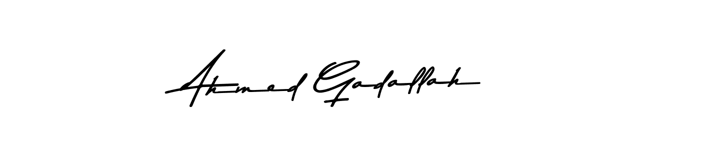 Create a beautiful signature design for name Ahmed Gadallah. With this signature (Asem Kandis PERSONAL USE) fonts, you can make a handwritten signature for free. Ahmed Gadallah signature style 9 images and pictures png