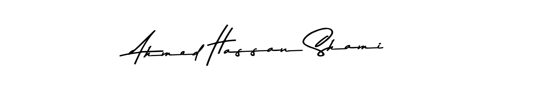 How to make Ahmed Hassan Shami signature? Asem Kandis PERSONAL USE is a professional autograph style. Create handwritten signature for Ahmed Hassan Shami name. Ahmed Hassan Shami signature style 9 images and pictures png