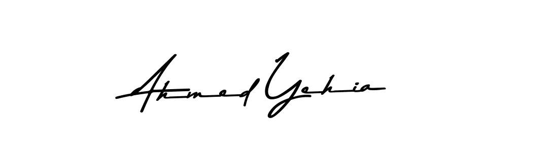 This is the best signature style for the Ahmed Yehia name. Also you like these signature font (Asem Kandis PERSONAL USE). Mix name signature. Ahmed Yehia signature style 9 images and pictures png