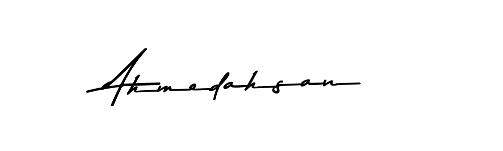 You can use this online signature creator to create a handwritten signature for the name Ahmedahsan. This is the best online autograph maker. Ahmedahsan signature style 9 images and pictures png