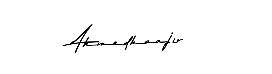 The best way (Asem Kandis PERSONAL USE) to make a short signature is to pick only two or three words in your name. The name Ahmedhaajir include a total of six letters. For converting this name. Ahmedhaajir signature style 9 images and pictures png