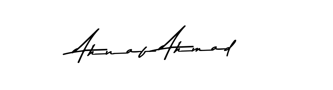 Ahnaf Ahmad stylish signature style. Best Handwritten Sign (Asem Kandis PERSONAL USE) for my name. Handwritten Signature Collection Ideas for my name Ahnaf Ahmad. Ahnaf Ahmad signature style 9 images and pictures png